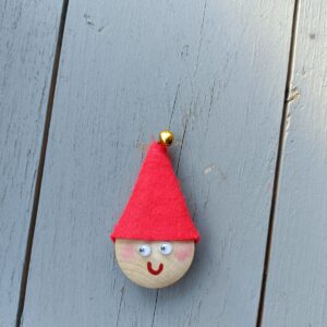 Magneettitonttu (puu, mini)