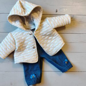 Nuken vaatesetti: hupparitakki ja farkut